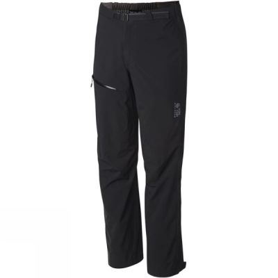 Pantalones Mountain Hardwear Stretch Ozonic Hombre Negras - Chile TNE294610